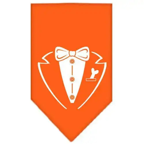 Tuxedo-Screen-Print-Bandana-Orange-Small-GreatEagleInc-318542792