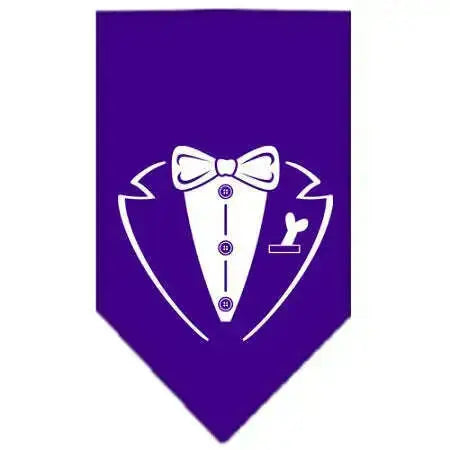 Tuxedo-Screen-Print-Bandana-Purple-Large-GreatEagleInc-319082782