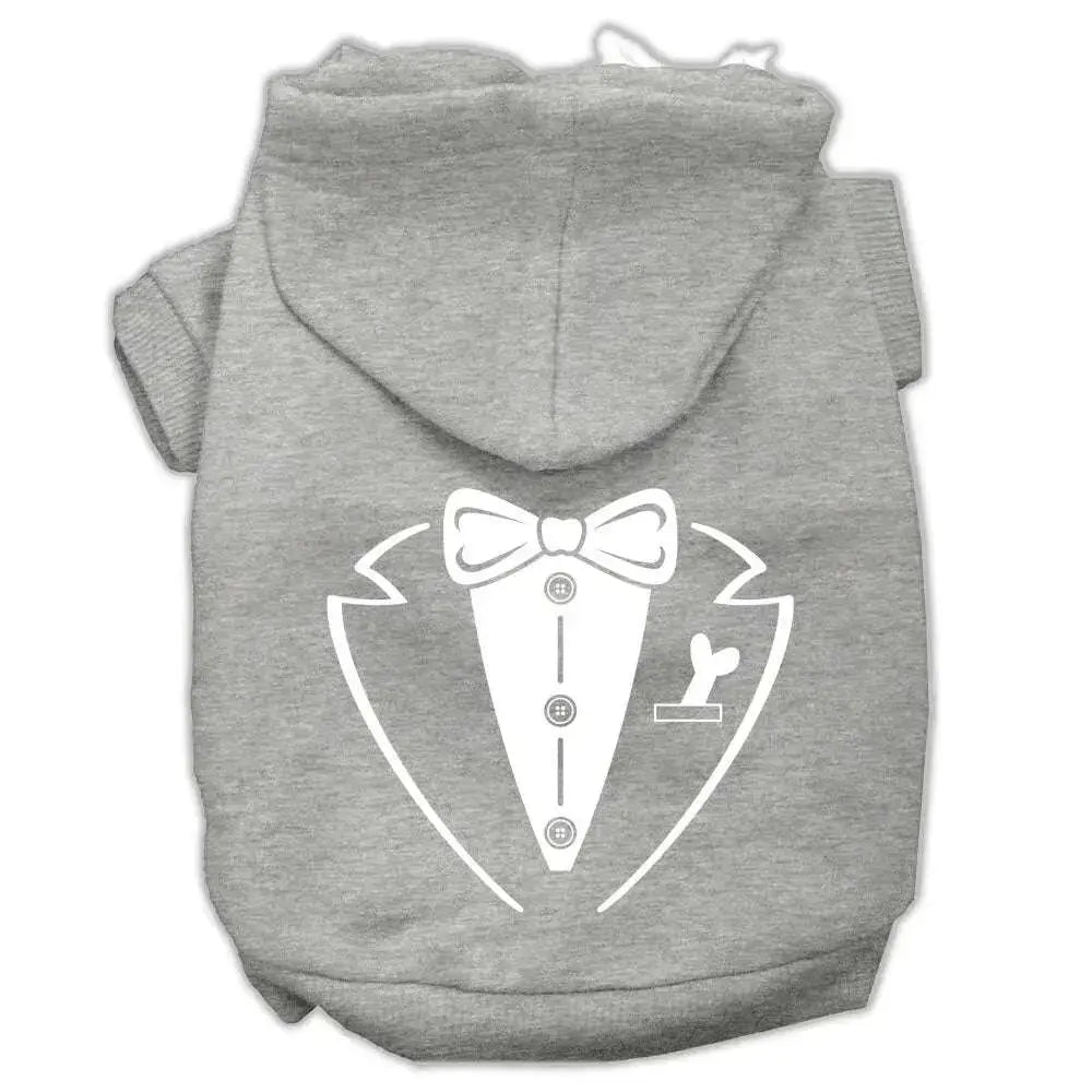 Tuxedo-Screen-Print-Pet-Hoodies-Grey-Size-Xxxl-GreatEagleInc-319923497