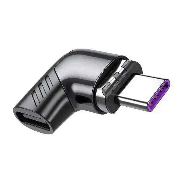 USB-C-To-Type-C-Magnetic-Charge-Adapter-PD100W-5A-Fast-Charging-Cable-Converter-Right-Angle-480Mbp-s-Data-Sync-Connector-GreatEagleInc-334102650