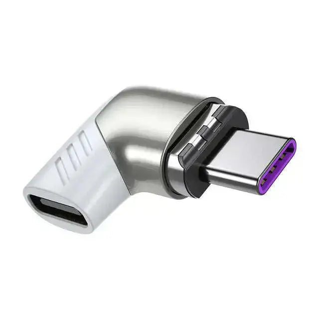 USB-C-To-Type-C-Magnetic-Charge-Adapter-PD100W-5A-Fast-Charging-Cable-Converter-Right-Angle-480Mbp-s-Data-Sync-Connector-GreatEagleInc-334102777