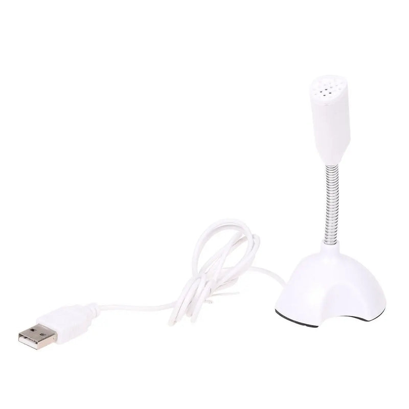 USB Microphone Web Flexible Noise Canceling Mic For Mac PC Computer Laptop Stand