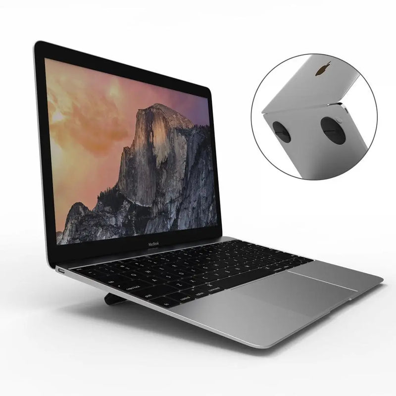 Universal Black Folding Portable Laptop Stand Bracket,Support Support 10-17inch Notebook  Notebook Cooler Stand (Black) - GreatEagleInc