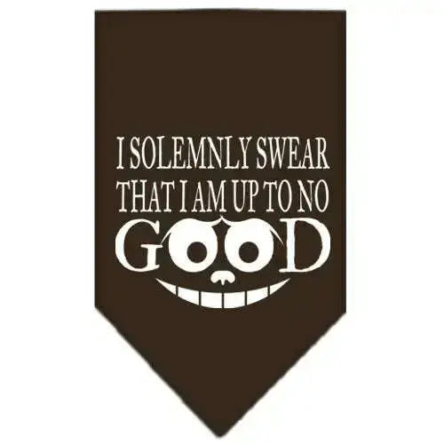 Up-To-No-Good-Screen-Print-Bandana-Cocoa-Large-GreatEagleInc-319209551