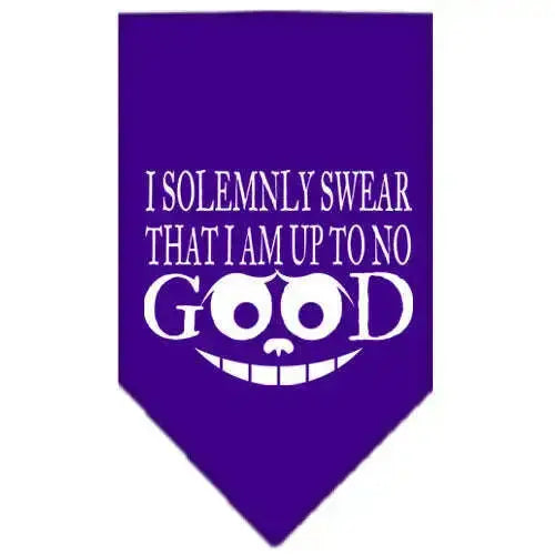 Up-To-No-Good-Screen-Print-Bandana-Purple-Small-GreatEagleInc-319209281
