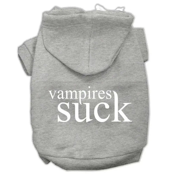 Vampires-Suck-Screen-Print-Pet-Hoodies-Grey-Size-Xxxl-GreatEagleInc-319453836