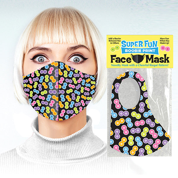 Super Fun Boob Face Mask Little Genie