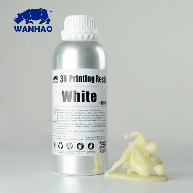 Wanhao 405NM Resin Photosensitive Resin Wanhao D7 D8 DLP SLA 3D Printer Resin 1000ml/bottle GreatEagleInc