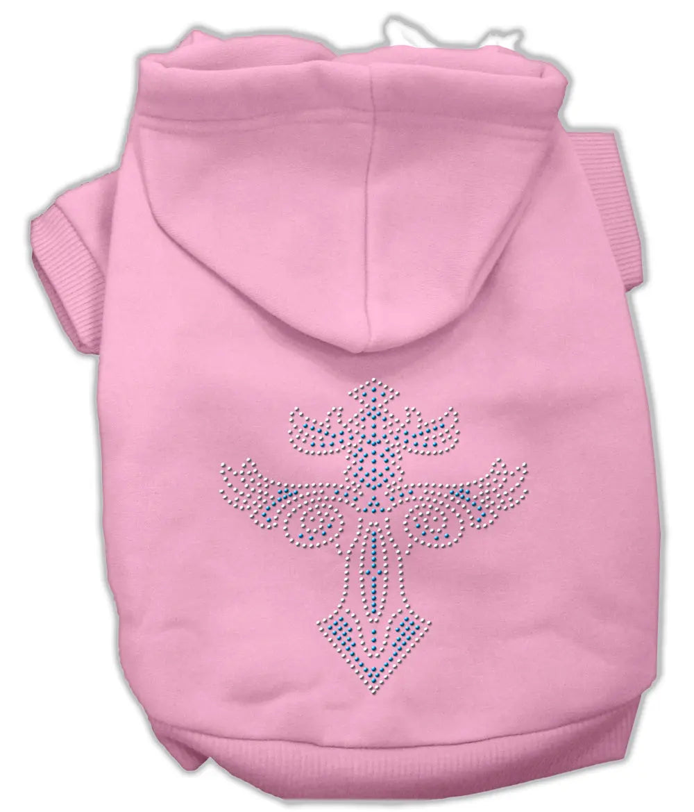 Warrior's Cross Studded Hoodies Pink S Default Title