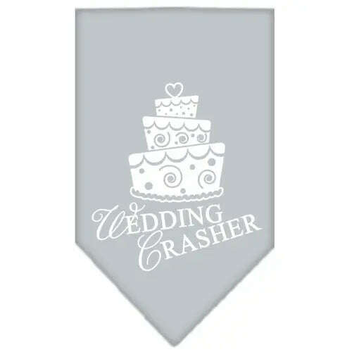 Wedding-Crasher-Screen-Print-Bandana-Grey-Large-GreatEagleInc-318966253