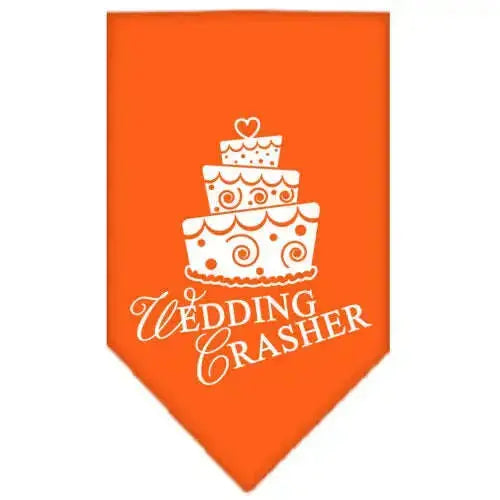 Wedding-Crasher-Screen-Print-Bandana-Orange-Large-GreatEagleInc-318966536