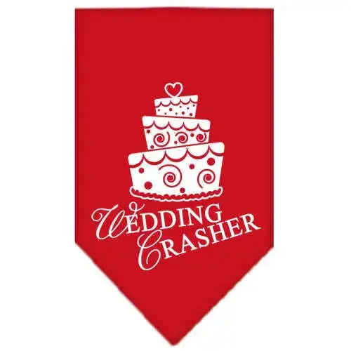 Wedding-Crasher-Screen-Print-Bandana-Red-Large-GreatEagleInc-318966747