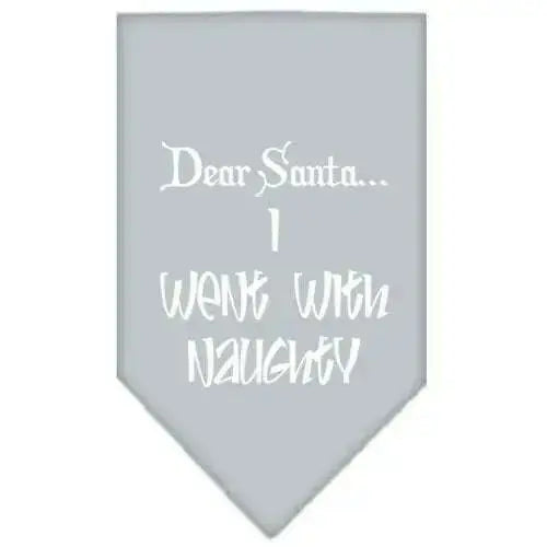 Went-With-Naughty-Screen-Print-Bandana-Grey-Small-GreatEagleInc-319838234