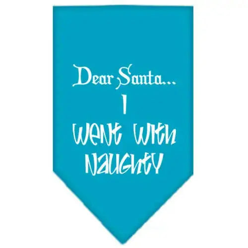 Went-With-Naughty-Screen-Print-Bandana-Turquoise-Large-GreatEagleInc-318582528