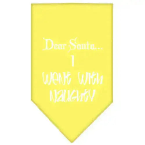 Went-With-Naughty-Screen-Print-Bandana-Yellow-Small-GreatEagleInc-318563182