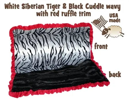 White Siberian Tiger Full Size Pet Blanket Default Title