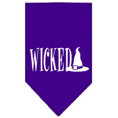 Wicked Screen Print Bandana Purple Small Default Title