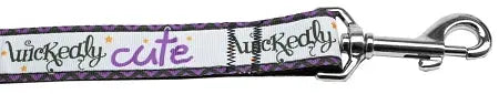 Wickedly Cute Nylon Dog Leash 3/8 Inch Wide 6ft Long Default Title