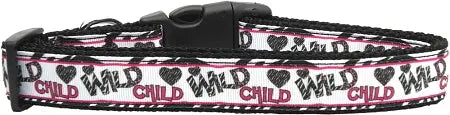 Wild Child Nylon Dog Collar Sm Default Title