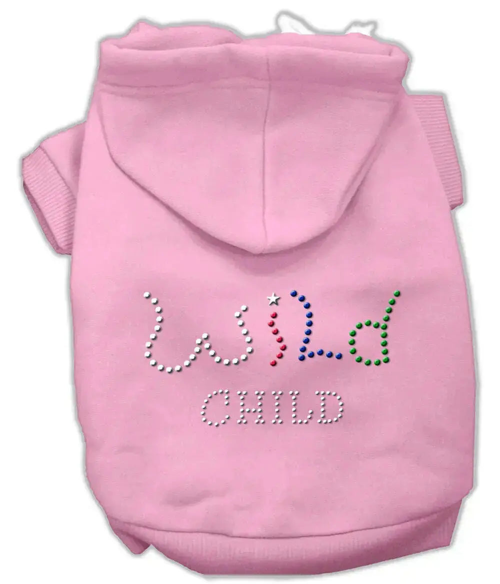 Wild-Child-Rhinestone-Hoodies-Pink-Xl-GreatEagleInc-319550033