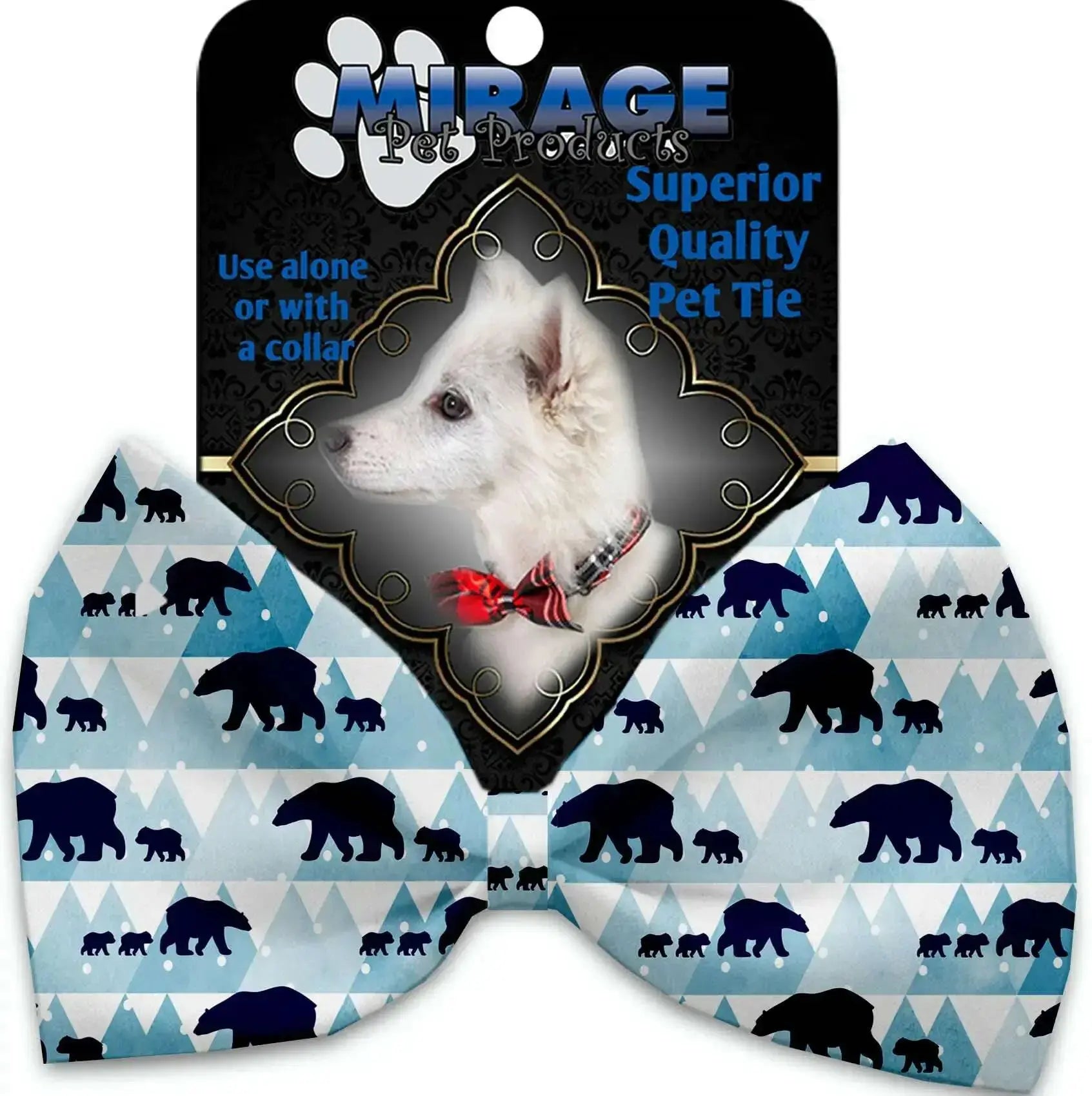 Winter-Bear-Tracks-Pet-Bow-Tie-Collar-Accessory-With-Velcro-GreatEagleInc-320196741