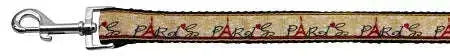 With-Love-From-Paris-Ribbon-Dog-Collars-1-Wide-4ft-Leash-GreatEagleInc-318908339