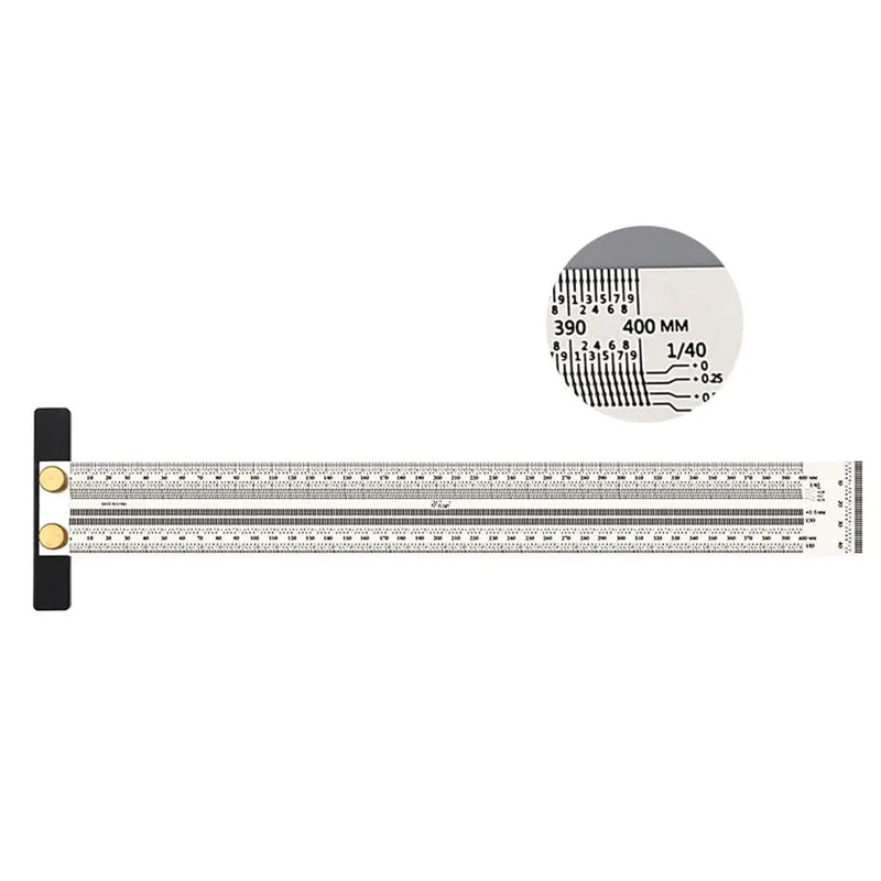 Wnew Precision T-type Mark Line Gauge Scribing Ruler Woodworking Measuring Tool