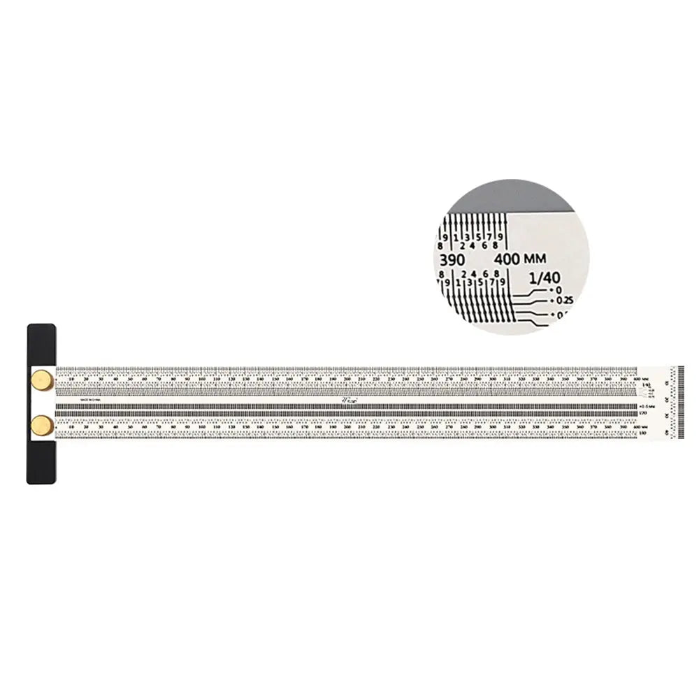 Wnew Precision T-type Mark Line Gauge Scribing Ruler Woodworking Measuring Tool