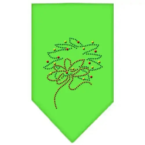 Wreath-Rhinestone-Bandana-Lime-Green-Small-GreatEagleInc-319042970