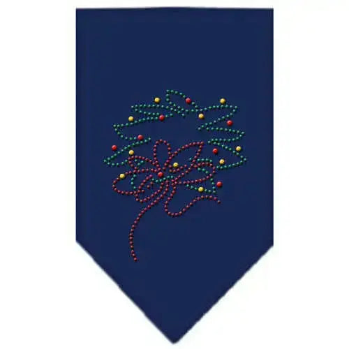 Wreath-Rhinestone-Bandana-Navy-Blue-Small-GreatEagleInc-319042711