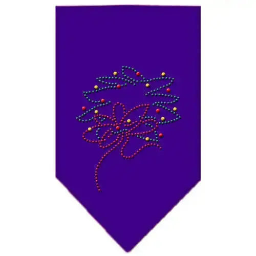 Wreath-Rhinestone-Bandana-Purple-Small-GreatEagleInc-319042562