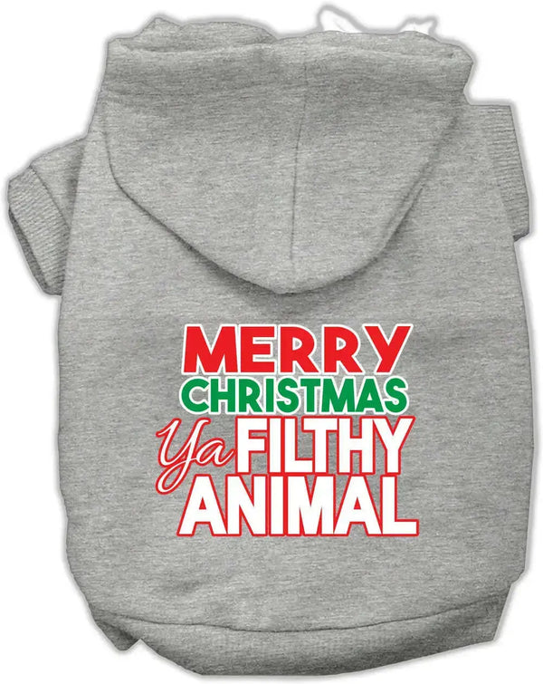 Ya-Filthy-Animal-Screen-Print-Pet-Hoodie-Grey-Xl-GreatEagleInc-318658751