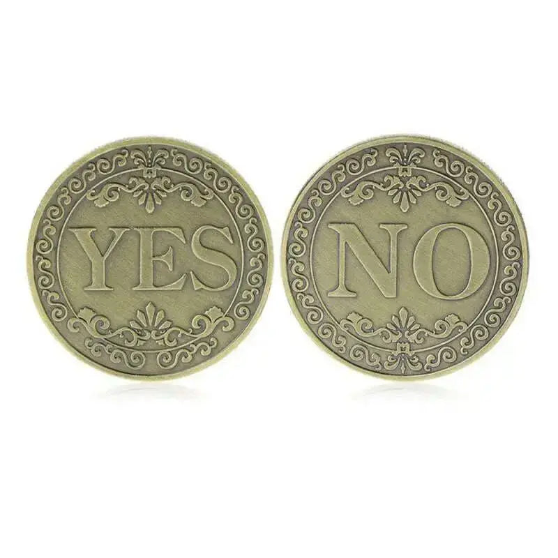 Yes-Or-No-Lucky-Decision-Coin-Bronze-Commemorative-Coin-Retro-Collection-Classic-Tricks-Toys-Home-Decoration-Crafts-GreatEagleInc-334020210