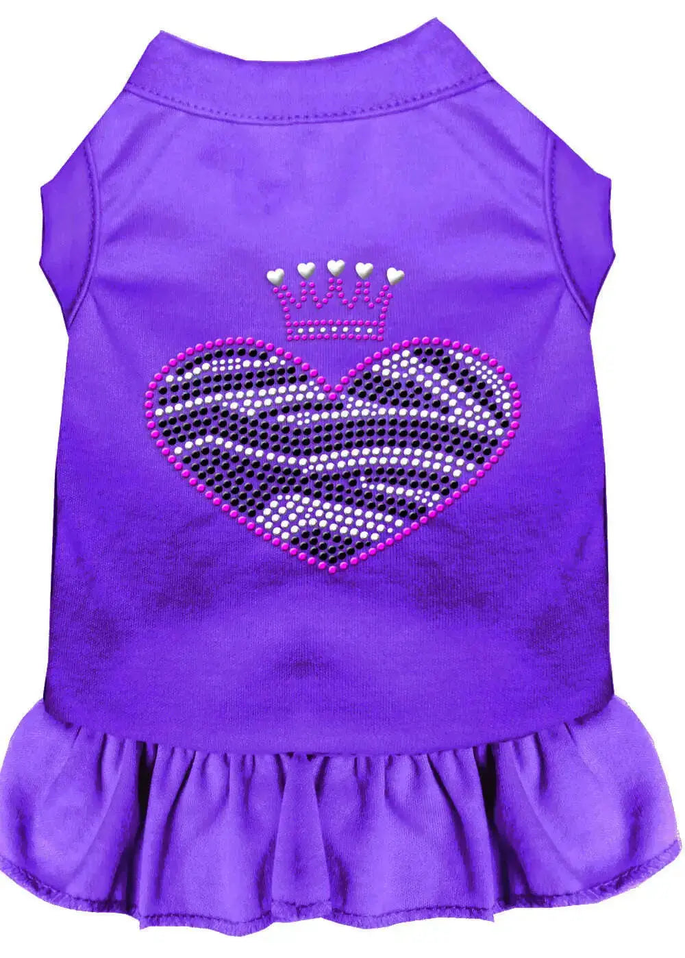 Zebra-Heart-Rhinestone-Dress-Purple-Lg-GreatEagleInc-318655337