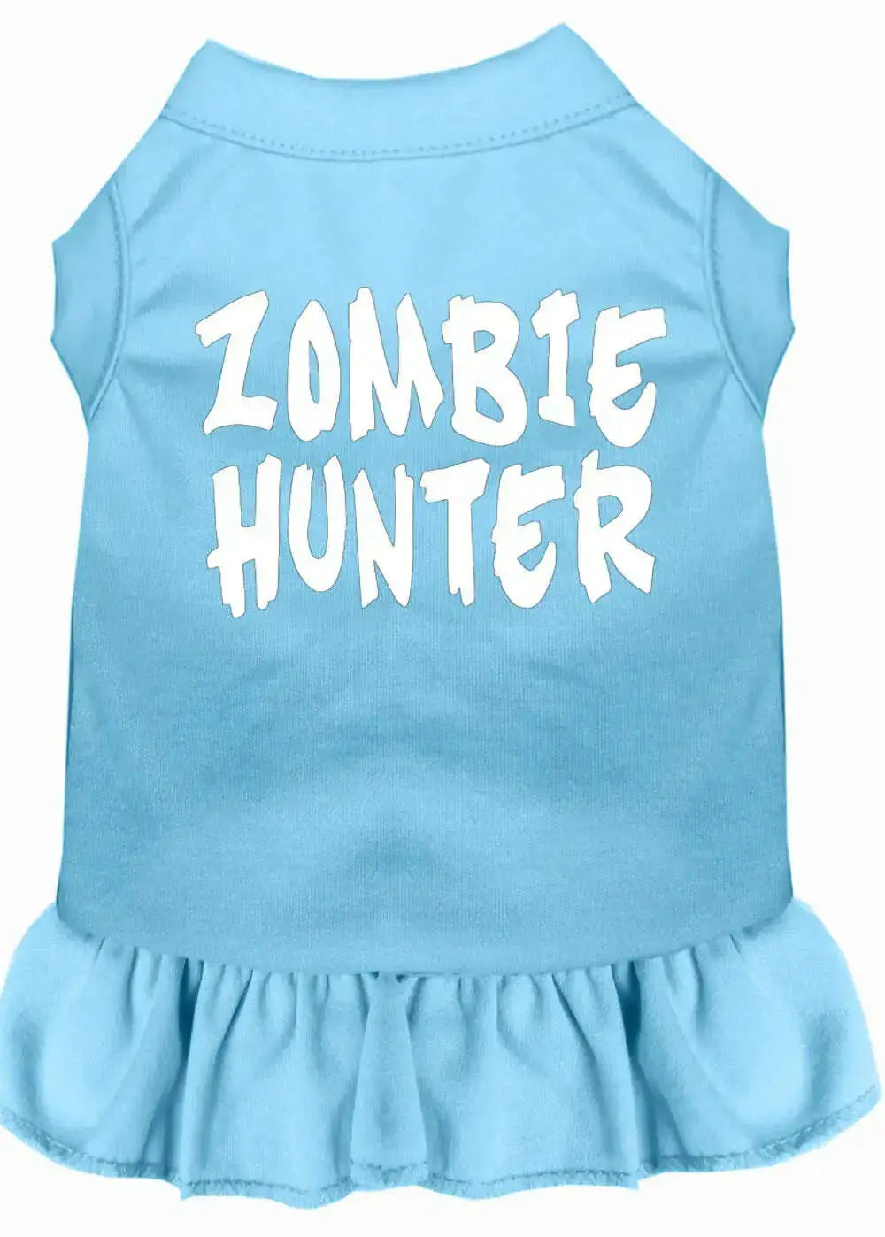Zombie-Hunter-Screen-Print-Dress-Baby-Blue-Xs-GreatEagleInc-320084791