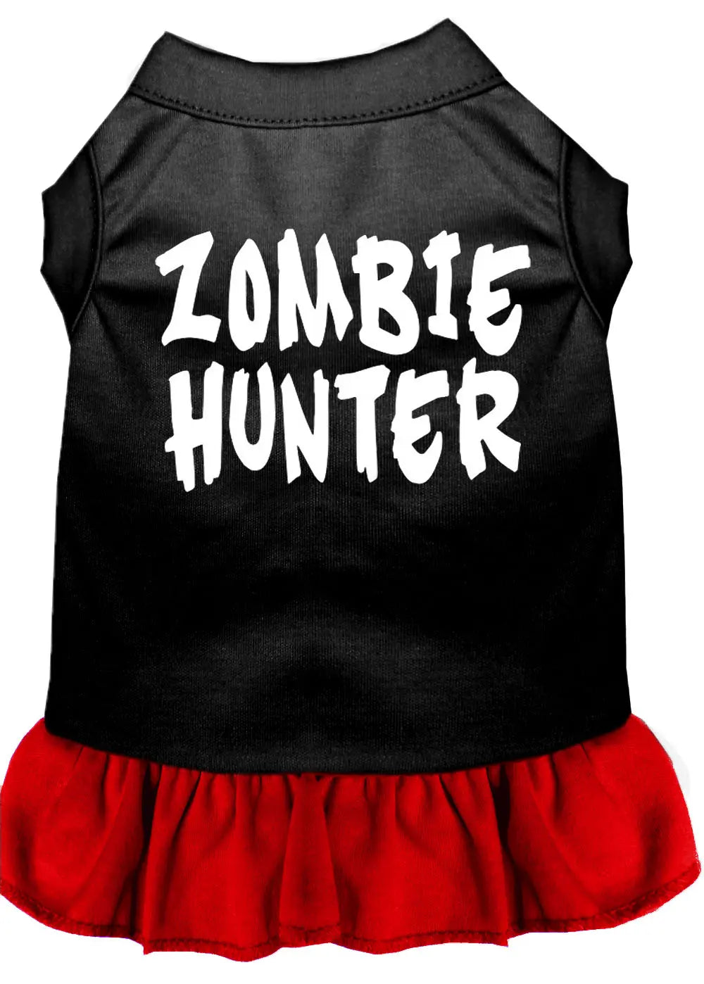 Zombie Hunter Screen Print Dress Black With Red Xl Default Title