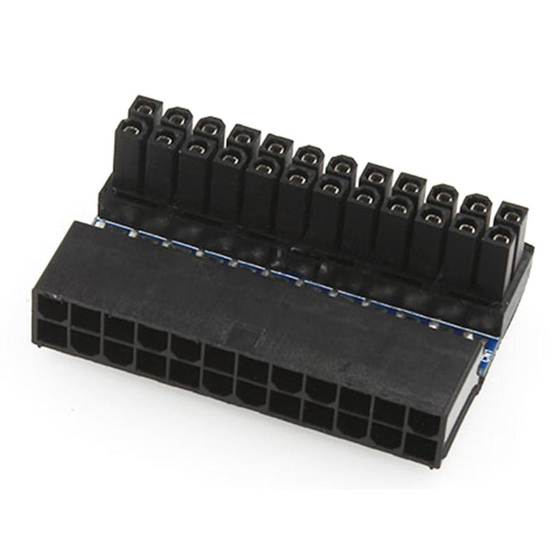 24Pin Female to 24Pin Male Desktop 24Pin Motherboard 90 Degree Power Adapter with Sufficient Durability and Ruggedness