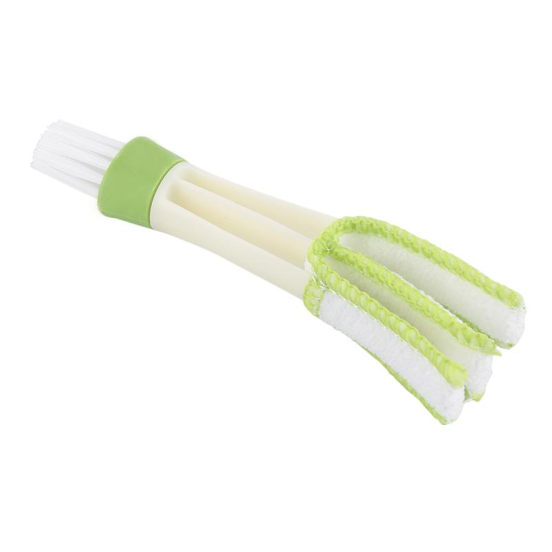 Long Durable 2 In 1 Double Slider Car Air-conditioner Outlet Cleaning Tool Window Blinds Multi-purpose Cleaner Auto Acces