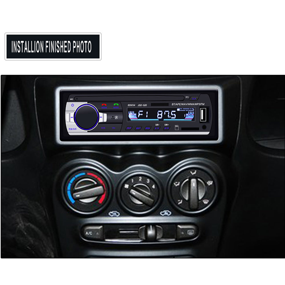 12V 1Din Car Radios Stereo Bluetooth Remote Control Charger phone USB/SD Audio MP3 Player 1 DIN In-Dash Car