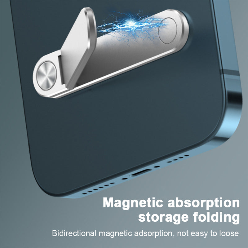 Portable L Shaped Phone Holder Foldable Aluminium Alloy Metal Smartphone Socket Universal For IPhone Samsung Phone Stand