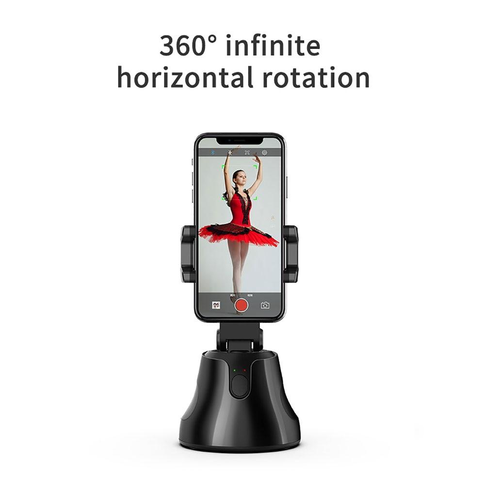 Apai Genie Auto Smart Shooting Selfie Stick 360° Object Tracking Holder All-in-one Rotation Face Tracking Camera Phone Holder (Black) GreatEagleInc