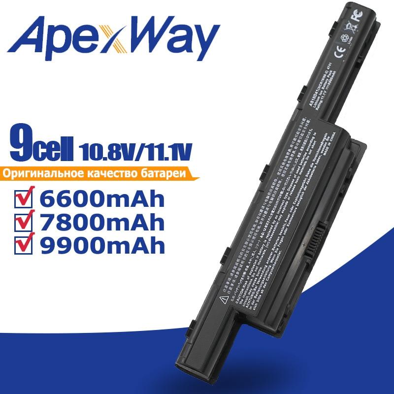 ApexWay 9 Cells 9900mAh Laptop Battery for Acer Aspire 5750 5551G 5755G 7560G 7551G 7741G e1-571g GreatEagleInc