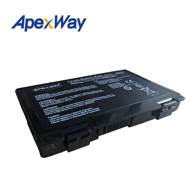 ApexWay Laptop Battery a32-f82 a32-f52 for Asus a32 f82 F52 k50ab k40in k50id k50ij K40 k50in k60 k61 k70 k50ij k50 K51 k61ic GreatEagleInc