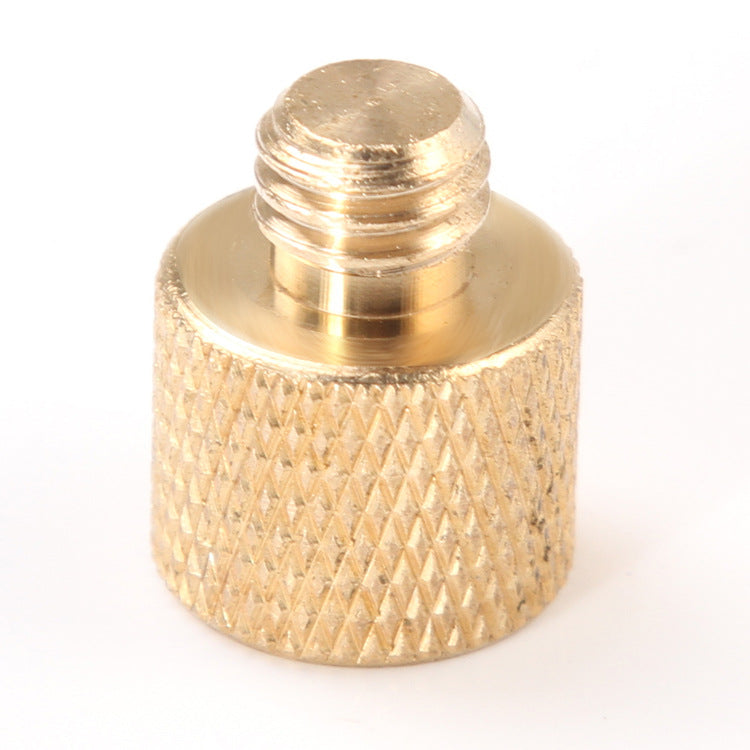 3/8 inch Female to 1/4 inch Male Tripod Thread Reducer Adapter Brass Copper For Camera tripod Diameter of screw 6mm
