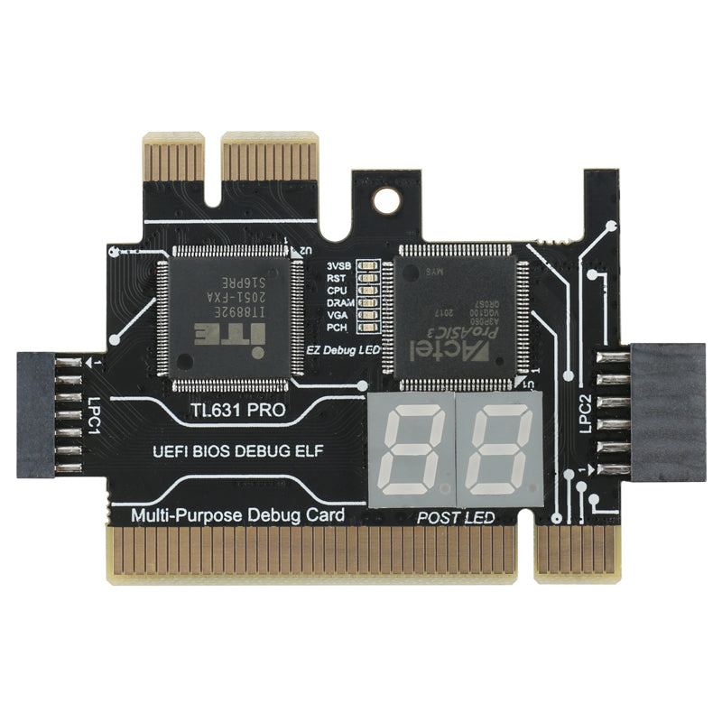TL611 PRO Diagnostic Card Desktop PCI Motherboard PCI E Notebook Debug Card Computer LPC DEBUG