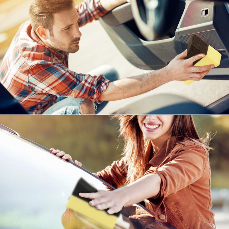 Multi-purpose multifunctional anti-dead corner EVA car cleaning sponge, household car cleaning sponge