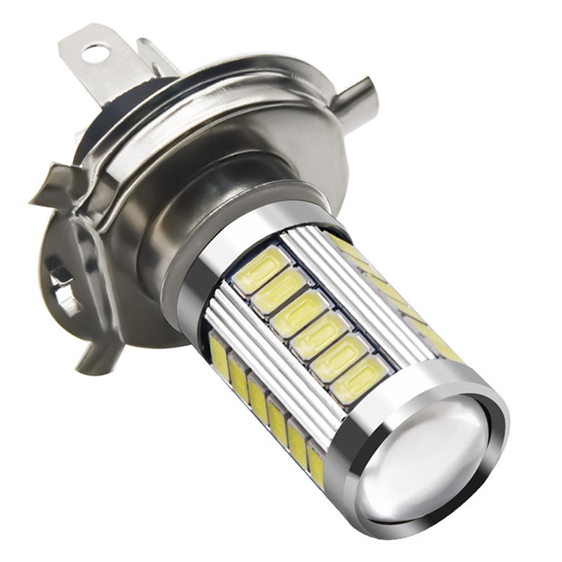 H4 LED Lamp Car Headlight Cold White 33 SMD 5630 5730 Light Bulb Auto Automobile Fog Light Headlamp 12V DC