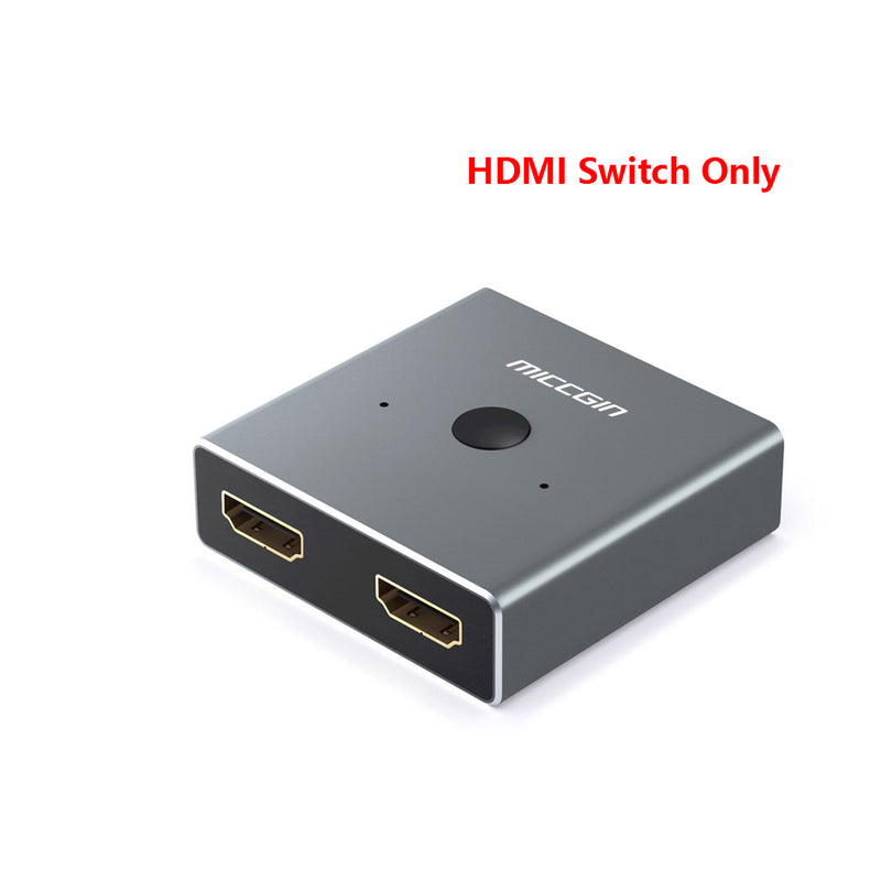 HDMI Switcher 1x2 Mini 1 IN 2 OUT Draht Steuerung HD 2,0 4K Für XBOX 360 PS4 Smart Android HDTV Switch Adapter Spliter