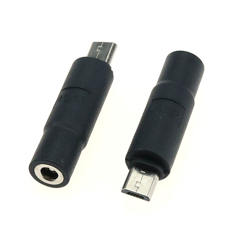 Micro-USB/USB 2.0-Stecker auf DC 3,5 x 1,35/4,0 x 1,7 mm Buchse, Konverter, Laptop-Adapter