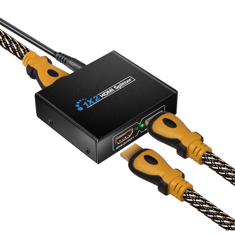 HDMI-compatible Distributor 1 / 2 1080p HD Screen Player 3D HDMI-compatible 1 In 2 Out